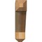 Ekena Millwork Traditional Craftsman Rough Sawn Bracket, Western Red Cedar, 4"W x 16"D x 16"H BKT04X16X16TRA04RWR - alternate 3